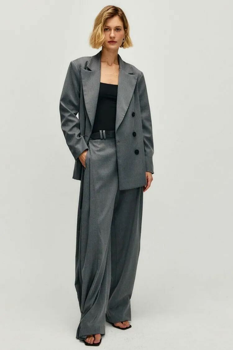 Imagem de Calça Lorena Cinza Steel Le Blog